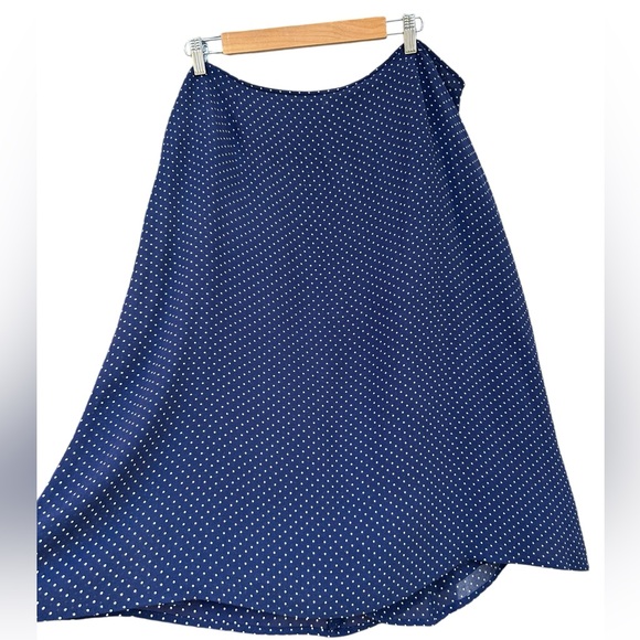 Reformation Polka Dot Skirt Sz 16 A-Line Cottagecore Academia Whimsigoth - Picture 2 of 16